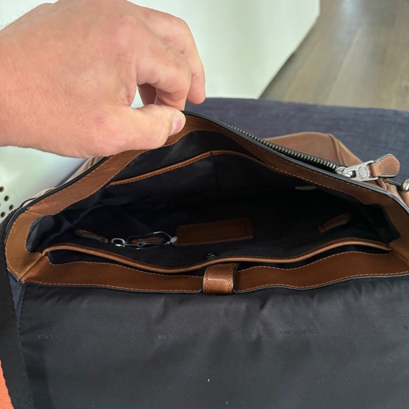 Coach Metropolitan Tan Leather Crossbody Messenger Bag Sz OS - Picture 8 of 16